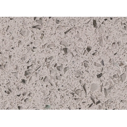 top RSC1806 Crystal Light Grey Quartz Surface for sale