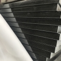 Polished absolutely black granite