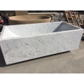 White marble bathtub for bathroom