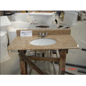 top G682 rustic yellow granite countertop for sale